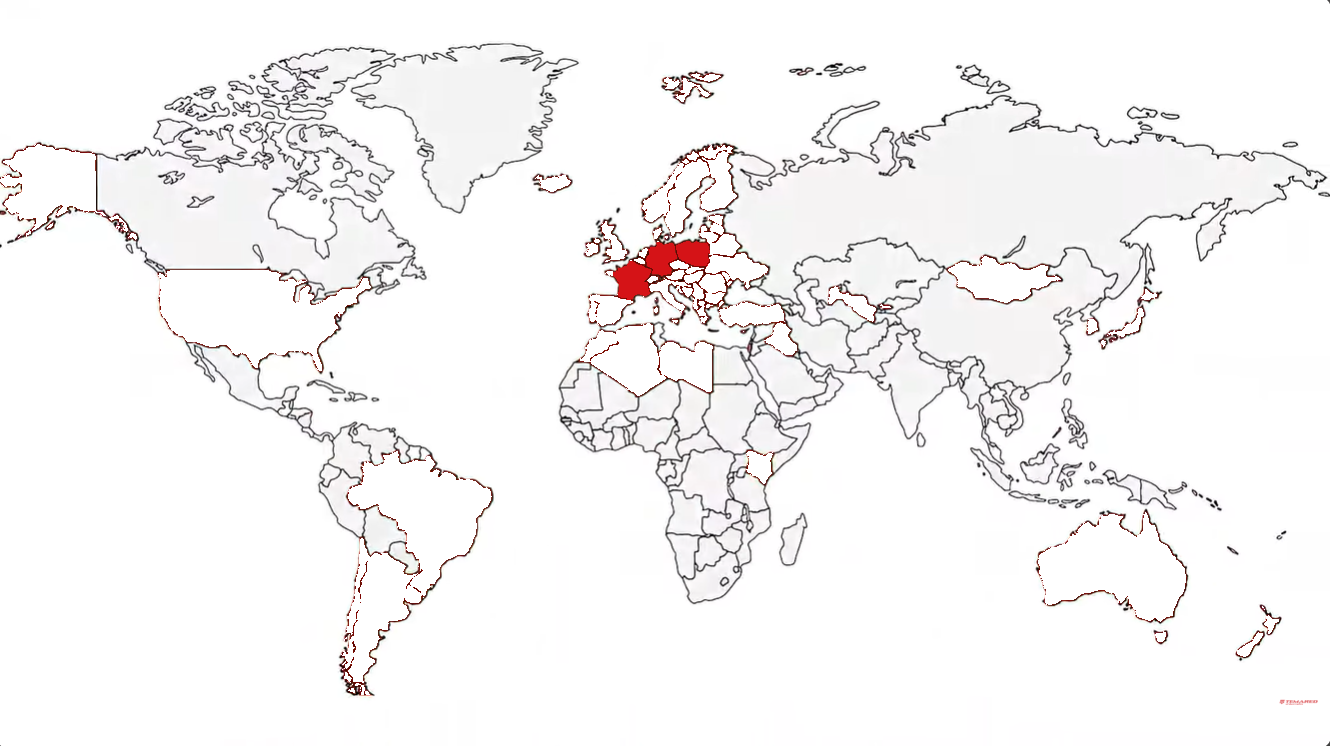 Pierwsze rynki: Polska, Niemcy, Francja