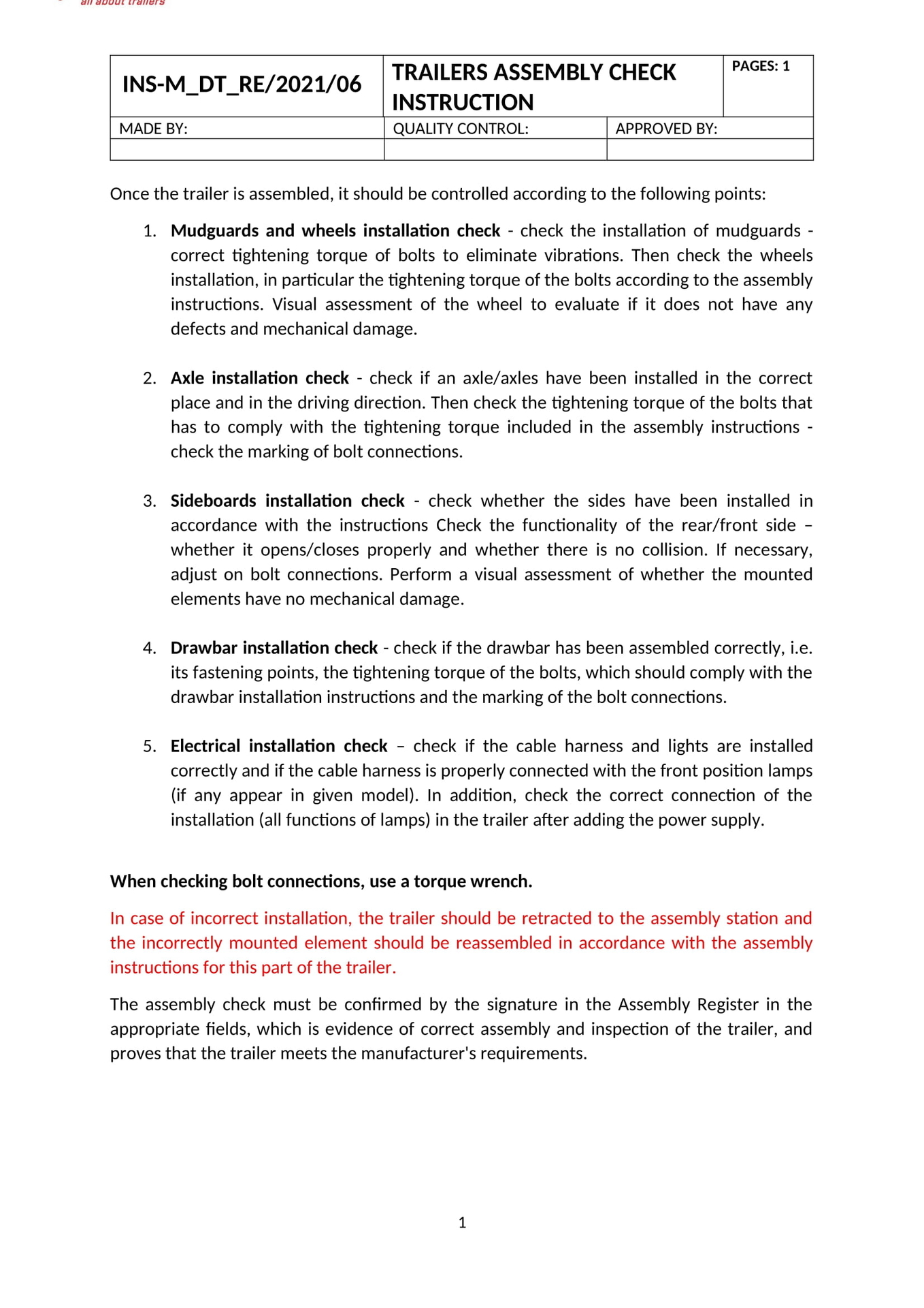 6_2022_INST TRAILERS ASSEMBLY CHECK INSTRUCTION-1