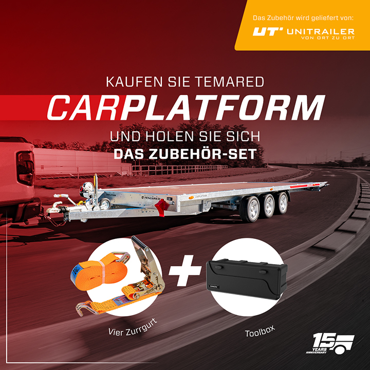 Sonderaktion für Carplatform-Anhänger