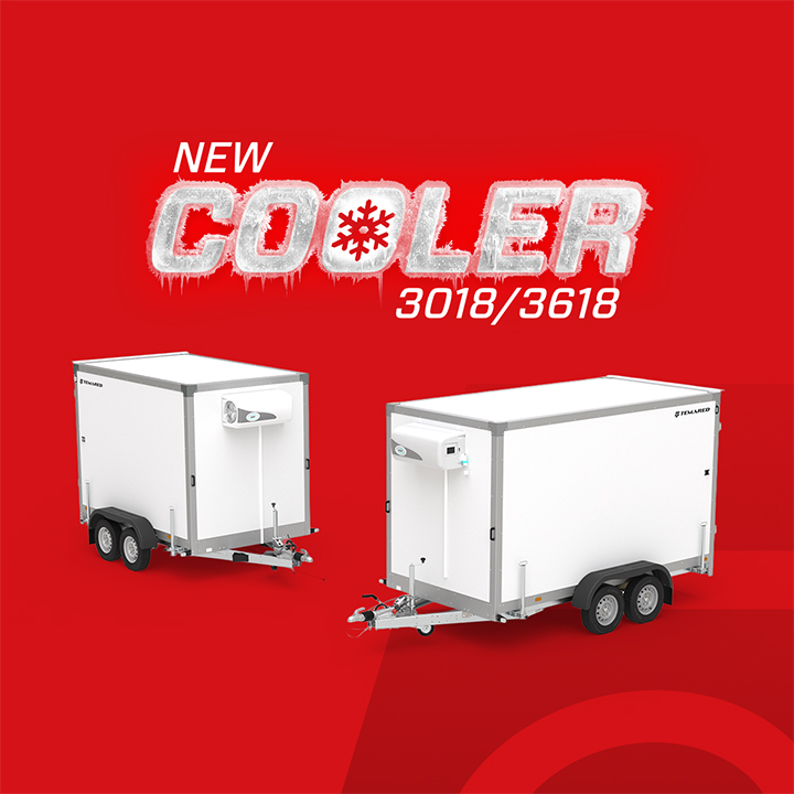 Nowe rozmiary przyczep chłodniczych TEMARED COOLER
